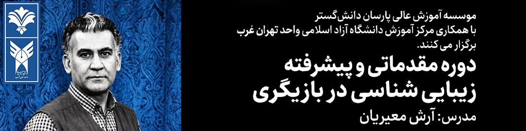 دوره مقدماتی و پیشرفته زیبایی شناسی در سینما - مدرس آرش معیریان